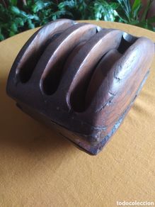 Antigüedades: Antigua pelea de madera